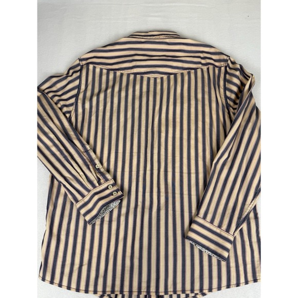 Tommy Bahama Jeans Shirt Mens XL Colorful Yellow Gray Cotton - Picture 7 of 7